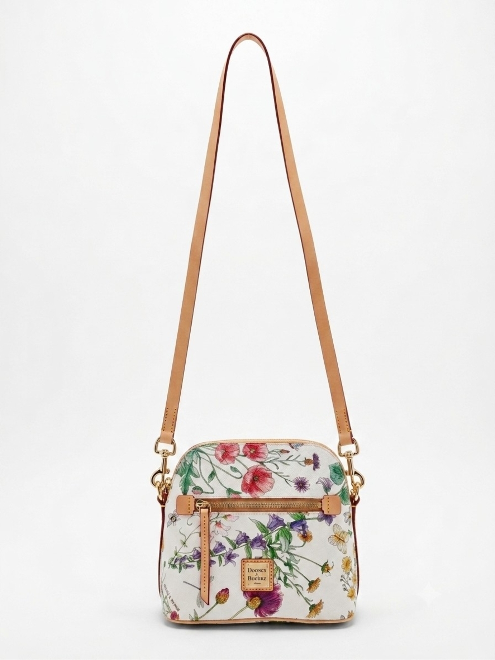 Dooney & Bourke White Floral Crossbody Bag